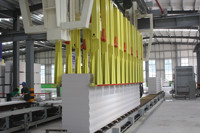 Machine de fabrication de blocs légers en béton mousse AAC, ligne de production de briques, contrôle PLC, certifiée CE, conductivité thermique 0,132
