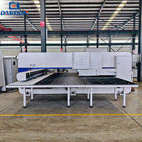 Máquina de Corte Láser CNC de 3000W, 30T, 16 Estaciones, Prensa de Torreta Mecánica de 5000x1250mm para Puertas de Gabinetes y Chapa Metálica