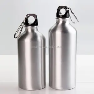 Großhandelspreis individuelles Logo Outdoor tragbares leichtes Gewicht Trinken kundenspezifisch 500/600 ml Sublimation Aluminium Sport-Wasserflasche