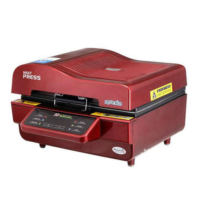 New Semi-Automatic 3D Vacuum Flatbed Heat Press Sublimation Machine for Phone Cases and Mugs