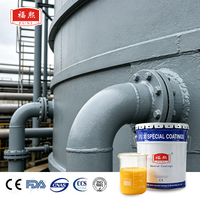 Peinture bicomposante PU30 65 à film épais anti-âge pour la finition extérieure et la protection anticorrosion des réservoirs de stockage de l'industrie chimique