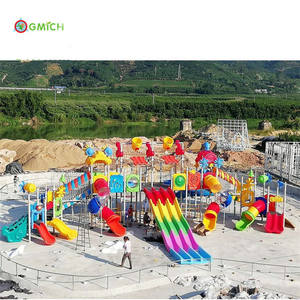 Beliebte Fiberglas-Wasser rutsche Fabrik rutsche verwendet mit Wasserpark Multi-Wasserspiele Jmq18170c - Product Image 2