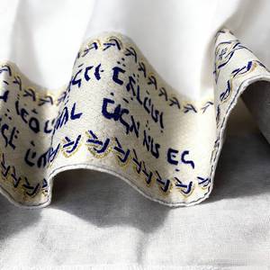 Châle de <span class=keywords><strong>prière</strong></span> messianique juif-chrétien Nouvelle <span class=keywords><strong>Alliance</strong></span> Tallit 72x22 pouces avec sac en polyester imprimé - Product Image 3
