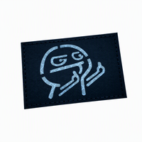 Patch tactique personnalisé avec logo découpé au laser, motif camouflage infrarouge, badge moral personnalisé avec fixation auto-agrippante