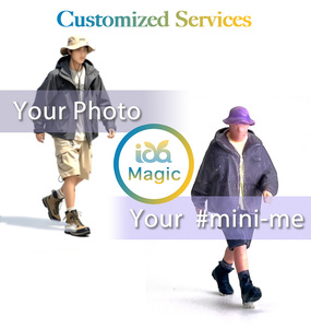 IOTA Ensemble de 2 figurines miniatures en résine plastique de 2 cm, thème 'Happy Summer Time', dérivés d'animation, personnages de dessins animés pour les amateurs, design de personnage, divertissement - Product Image 6