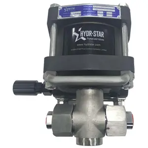 用于气缸测试的热项目HYDR-STAR AHP06-1S-450空气驱动高压液压泵