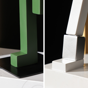 Escultura Humana de Resina de Estilo Minimalista Flolenco, Forma Geométrica, Patrón de Naturaleza Muerta, Paquete de Varias Piezas, Decoración del Hogar, <span class=keywords><strong>Interior</strong></span> - Product Image 6