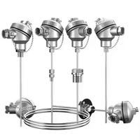 WRNK-131 à thermocouple blindé de type K, sonde de température flexible WZPK, thermomètre blindé à résistance platine Pt100