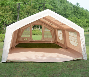 Tienda de Campaña Inflable de Algodón para las Cuatro Estaciones, Resistente a la Lluvia y la Nieve, de Doble Capa, de 17.3 Pulgadas, con Dos Dormitorios, Sala de Estar, Instalación Rápida, Refugio para Exteriores - Product Image 6