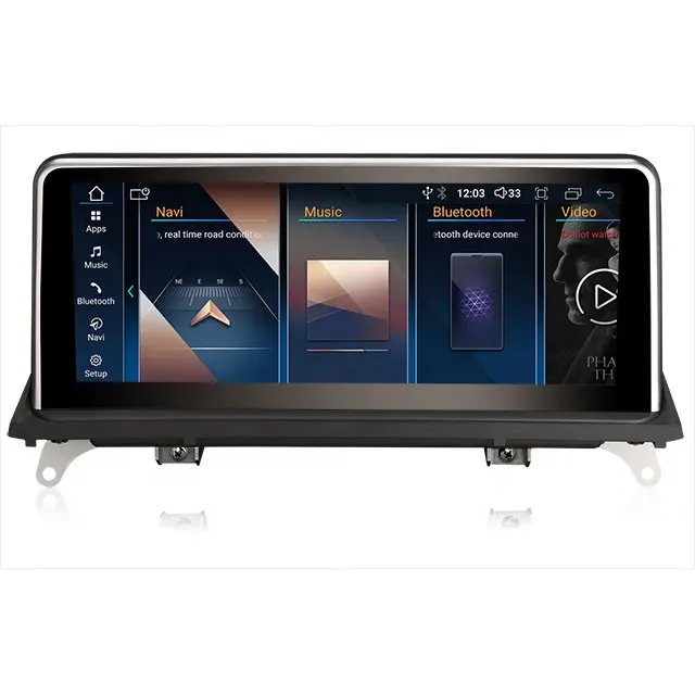 Erisin ES3370C 2 K IPS Qualcomm Snapdragon Android 13 Auto-Stereo für BMW X5 E70 X6 E71 CCC GPS Satnav CarPlay Android AUTO WLAN