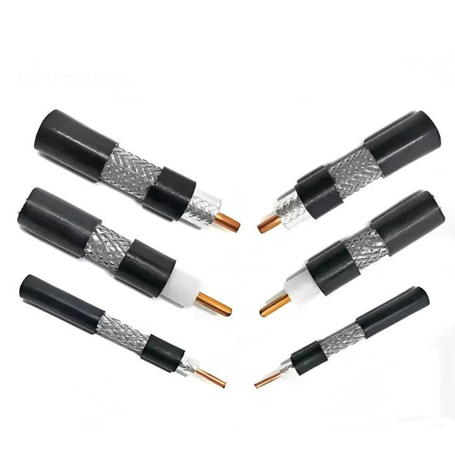 50ohm Low Loss UF LMR240 LMR300 LMR400 20M RF Coaxial Cable with Copper Material for Satellite Applications