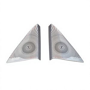 ฝาครอบตกแต่งลำโพงประตูสแตนเลสสำหรับ Mercedes-Benz C-Class W204 C180 C200 เพื่อการปรับปรุงคุณภาพเสียง - Product Image 1
