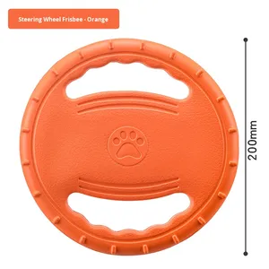 Köpekler için çevre dostu yumuşak uçan disk interaktif eğitim Pet oyuncak Made TPR köpük köpeğin favori uçan disk uçan disk için - Product Image 6