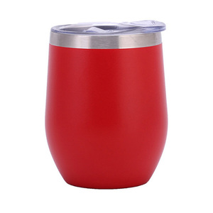 IStapromo Gifts Verres à vin isothermes à double paroi de 12 oz, tasses en forme d'œuf, LOGO personnalisé, acier inoxydable 304 - Product Image 5