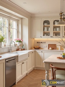 Cbmmar phong cách Châu Âu tủ bếp Shaker cửa kéo ngăn kéo cho tủ bếp tủ gỗ rắn - Product Image 5