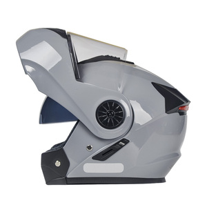 Mũ bảo hiểm xe máy đa năng kiểu dáng mới, chất liệu ABS, thiết kế mở mặt, có kính chắn gió kép, khóa đôi D, sử dụng được quanh năm, bảo hành 1 năm - Product Image 1