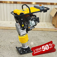 Machine de compactage de terre à moteur essence 6,5 CV haute efficacité pour la construction routière, fournie en gros par l'usine