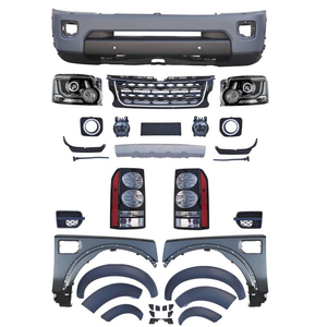 Modificato per 2014 scoperta 4 Kit carrozzeria modello con paraurti faro in plastica PP per Land Rover <span class=keywords><strong>discovery</strong></span> 3 2009-2013. - Product Image 1