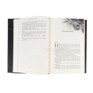 Impresión de Libros de Tapa Dura de Edición Especial Personalizada de Fábrica, Libro de Novela con Forro Dorado y Bordes Pintados - Product Image 3