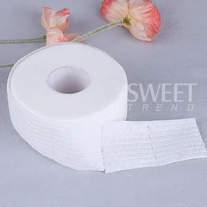 500/1000 pièces Lingettes en coton pour ongles, démaquillant pour vernis à ongles, nettoyant, lingettes en papier pour trempage, outil de manucure, petit rouleau de lingettes - Product Image 6