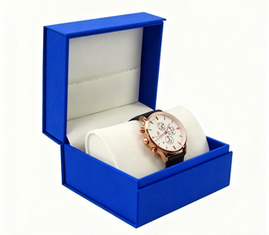 Boîte d'emballage de montre en cuir PU personnalisée de qualité supérieure avec logo |   Vente en gros d'usine de haute qualité - Product Image 3