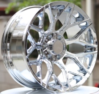 Rines de Aleación para Camioneta y SUV, Diseño Cóncavo Profundo, Cromado Espejo, Offset Negativo 20/22 -42, 5x127/139.7/6x135/139.7/8x165.1/170