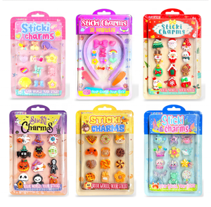 Set <span class=keywords><strong>de</strong></span> Dijes <span class=keywords><strong>de</strong></span> Resina Planos Personalizados con Dibujos Animados, Dijes <span class=keywords><strong>de</strong></span> Resina Coloridos, Dijes Adhesivos Lindos para Pulseras, Accesorios para Hacer Joyería DIY - Product Image 3