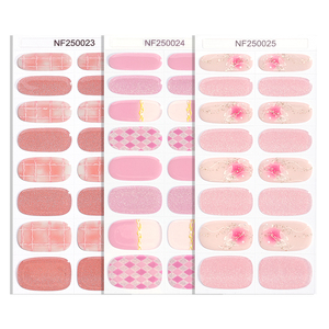 Nuove Strisce di Gel per Unghie Semi-Polimerizzate alla Moda con Effetto Acquerello Lucido, Onde Oceaniche e Aurora, Ecologiche e Non Tossiche, per Nail Art con French Tip - Product Image 5