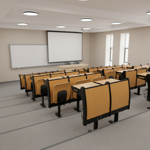 School Furniture College <b>Chair</b> University School <b>Desk</b> and <b>Chair</b> Set Lecture Hall <b>Chair</b> - Product Image 1