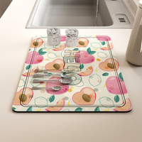 Tapis de séchage de vaisselle absorbant personnalisé, séchage rapide, 18 x 24 pouces