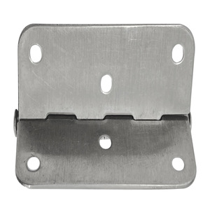 Bisagra de puerta de acero inoxidable, 60x48x1,5mm, apertura de 180 grados, herrajes para puerta de armario con 4 orificios - Product Image 4