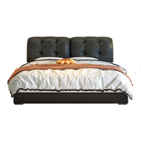 Modernes Verstellbares Ergonomisches Luxus-Bett mit Stauraum - Zweiteiliges Kopfteil aus Nappaleder Queen/King Bettgestell Direkt ab Werk
