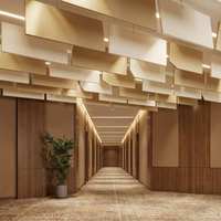 Plaques de plafond décoratives et panneaux muraux, déflecteurs acoustiques, insonorisants, ignifuges, en polyester recyclé