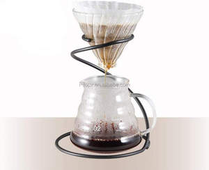 Support d'égouttage de café, cafetière manuelle, support de filtre, support d'égouttage manuel réglable - Product Image 3