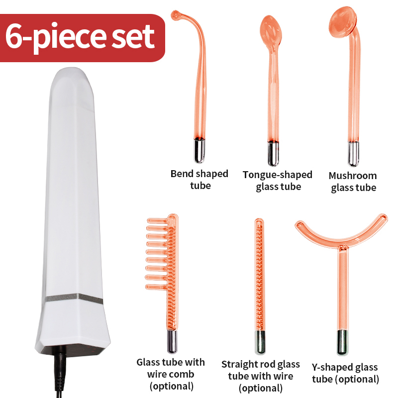 White (Red Light-6 glass tubes)