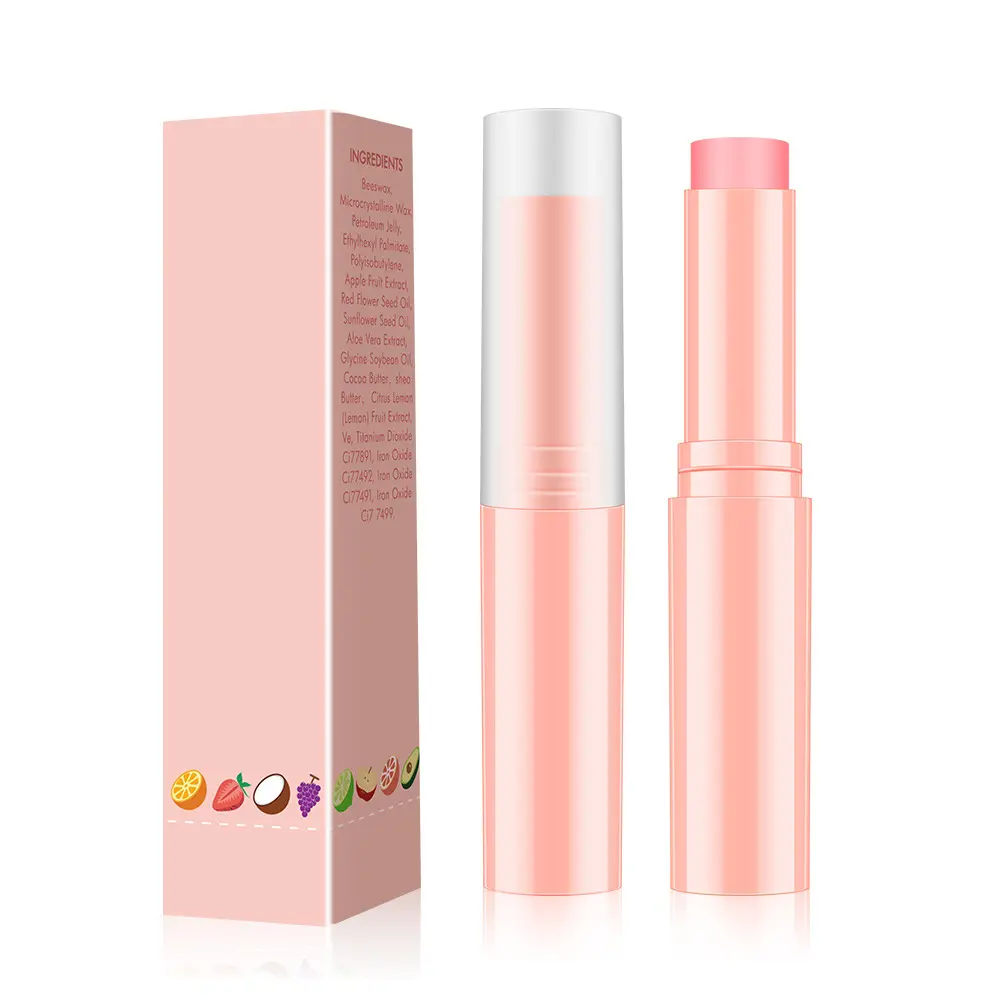 R417 Hot sell Fruity children's lip balm honey moisturizing lip care lipbalm base moisturizing gel lip balm customization