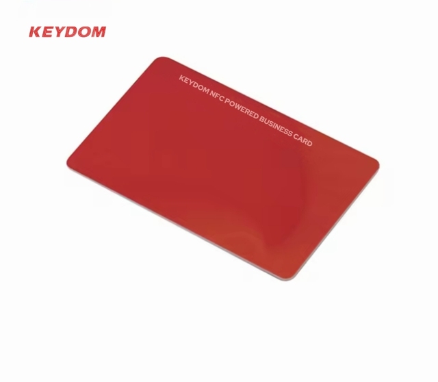 Keydom Factory Price Printable Plastic Business NFC RFID Smart Card Mini Tag Hotel Use Digital Business Card Waterproof