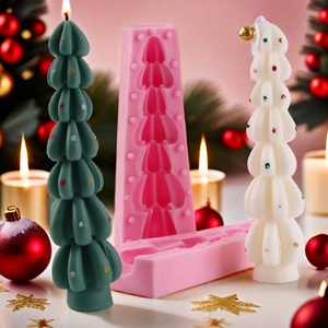 NIMOULD Molde de Silicona Delgado para Velas con Forma de Árbol de Navidad, para Decoración de Fiestas, Regalo Único y Ambiente Gótico - Product Image 1
