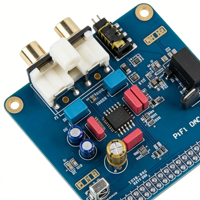 HIFI DAC untuk Raspberry Pi B+ 2B Menggunakan Chip DAC PCM5122 Jack RCA berlapis emas ganda 384KHz SKU ORS12HIFI