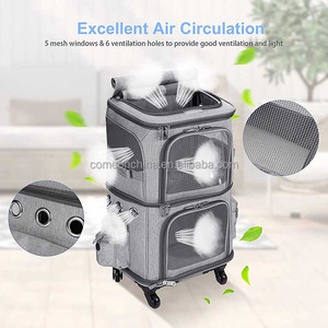 <span class=keywords><strong>Sac</strong></span> de transport OEM pour <span class=keywords><strong>chien</strong></span> et chat, <span class=keywords><strong>sac</strong></span> de transport avec roues, <span class=keywords><strong>sac</strong></span> à dos roulant pour le voyage, la marche, le transport sur roues - Product Image 3
