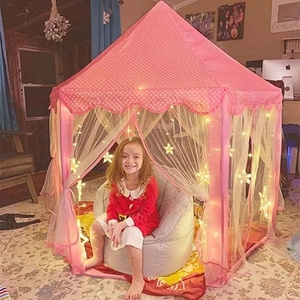 Venta al por mayor Pink Girl Play Children Small House Plegable Playtent Party Castle Accesorios de fotografía - Product Image 4