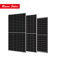 Panneau solaire bifacial à double vitrage 750w monocristallin N-TOPCON avec garantie de 30 ans, système de panneaux solaires pour l'industrie commerciale