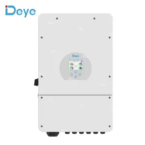 Deye hibrid invertör ab depo 8 Kw 10Kw 12 Kw Sun-8K-Sg01Lp1-ab ızgara hibrid invertör üzerinde Wifi ile