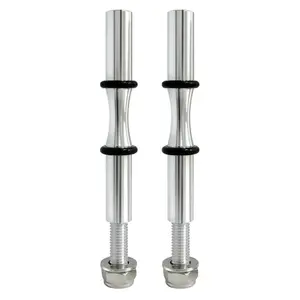 Porte-bouteilles moderne en <span class=keywords><strong>acier</strong></span> inoxydable JXD Machining, avec chevilles en aluminium usinées CNC et pièces de précision usinées par électroérosion à fil pour présentoir de bar à domicile, personnalisable - Product Image 1