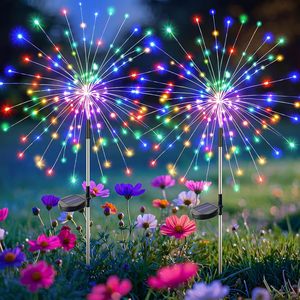 Luces Solares de Jardín Btfarm, 120 LED Multicolor, Resistentes al Agua, de Acero Inoxidable, 8 Modos, Luces Decorativas - Product Image 1