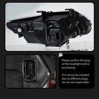 Phares LED bicolores CREULI pour BMW E92 2007-2010, projecteur laser Golden Eye Scoop, Plug & Play