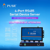 Convertidor Ethernet RS485 de 1 Puerto PUSR, Servidor Serial, Modbus, Computación en Borde Ethernet, Cliente MQTT TCP, DC 9-24V, Certificado CE/FCC/ROHS
