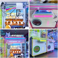 Mini machine à griffes attrape-jeux en peluche pour enfants, modèle NAUGHTY DOG WWJ-YJ3, design pour salon de jeux d'arcade, prix usine, meilleures ventes