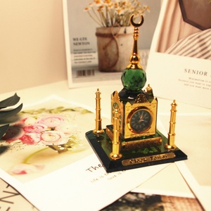 Décoration de maison musulmane, sculpture en verre cristal de la Kaaba, ornements du Ramadan, artisanat en résine, cadeaux et accessoires décoratifs - Product Image 4