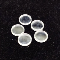 Boîte à pièces ronde en plastique PS transparent avec couvercle à clipser, étui de protection pour pièces commémoratives, conteneur de rangement transparent pour collection de pièces